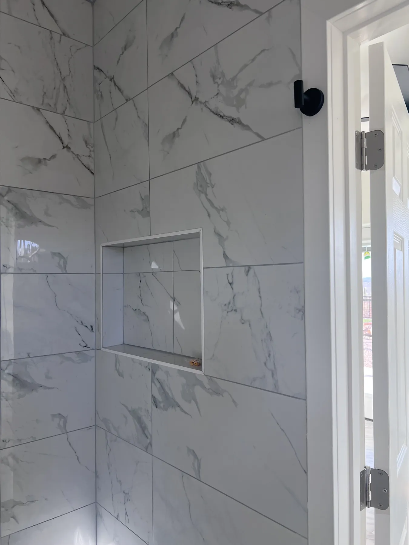 Completed custom tile shower by EZKonstruction