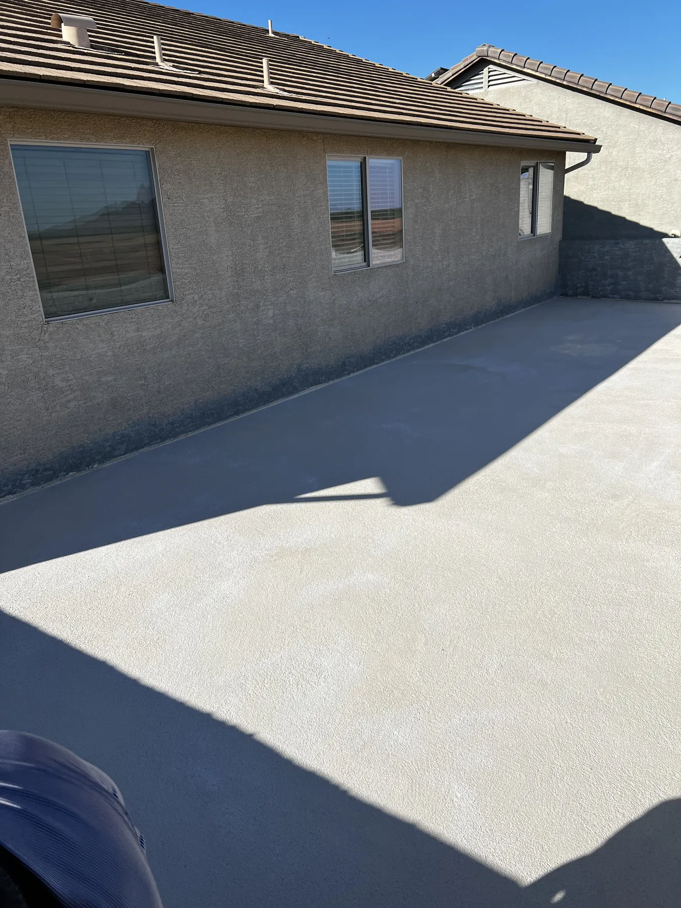 Completed white reflective roof coating
