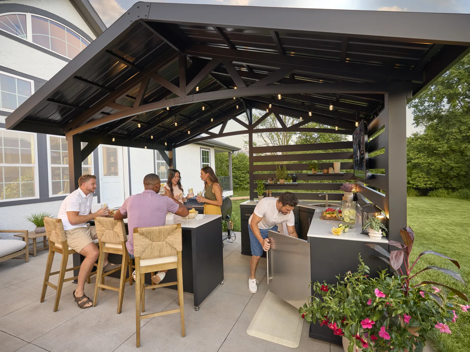 RANGE Langston appliance-ready outdoor kitchen